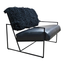 Load image into Gallery viewer, Modern Barracuda Faux Fur Lounge Chair